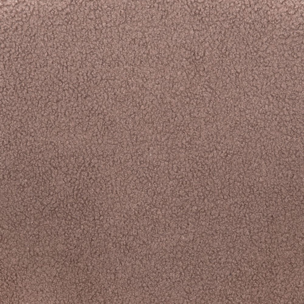 Set of Two 30" Brown and Black Shearling and Steel Low Back Bar Height Bar Chairs