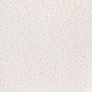 Set of Two 24" Ivory And Black Shearling And Steel Counter Height Bar Chairs