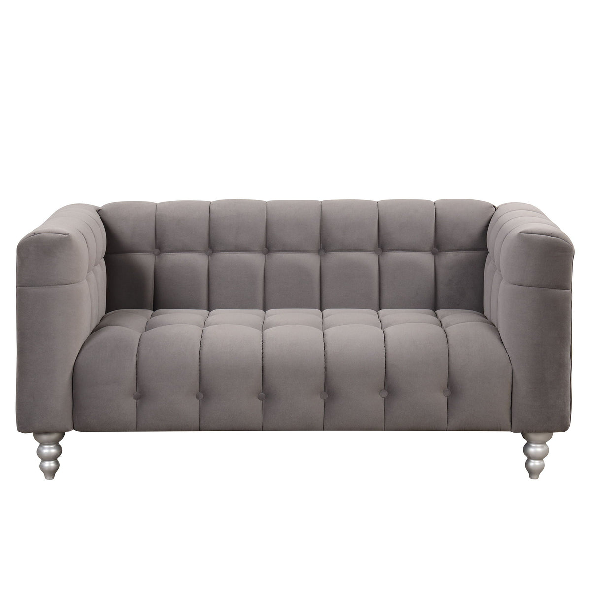 Modern Sofa Dutch Fluff Upholstered Sofa With Wood Legs, Buttoned Tufted Backrest by Couch.com