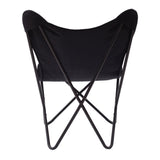 26" Black Tropical Butterfly Chair