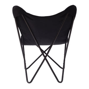 26" Black Tropical Butterfly Chair