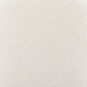 30" White Faux Shearling And Upholstered Arm Chair