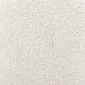 30" White Faux Shearling And Upholstered Arm Chair