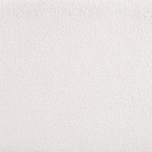 26" Ivory And Black Faux Shearling And Upholstered Arm Chair