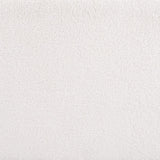 26" Ivory And Black Faux Shearling And Upholstered Arm Chair