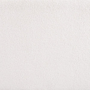 26" Ivory And Black Faux Shearling And Upholstered Arm Chair