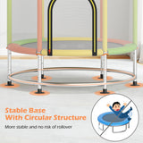 55" Kids Trampoline Gift for for 3-6 Years Old Boys and Girls-Green