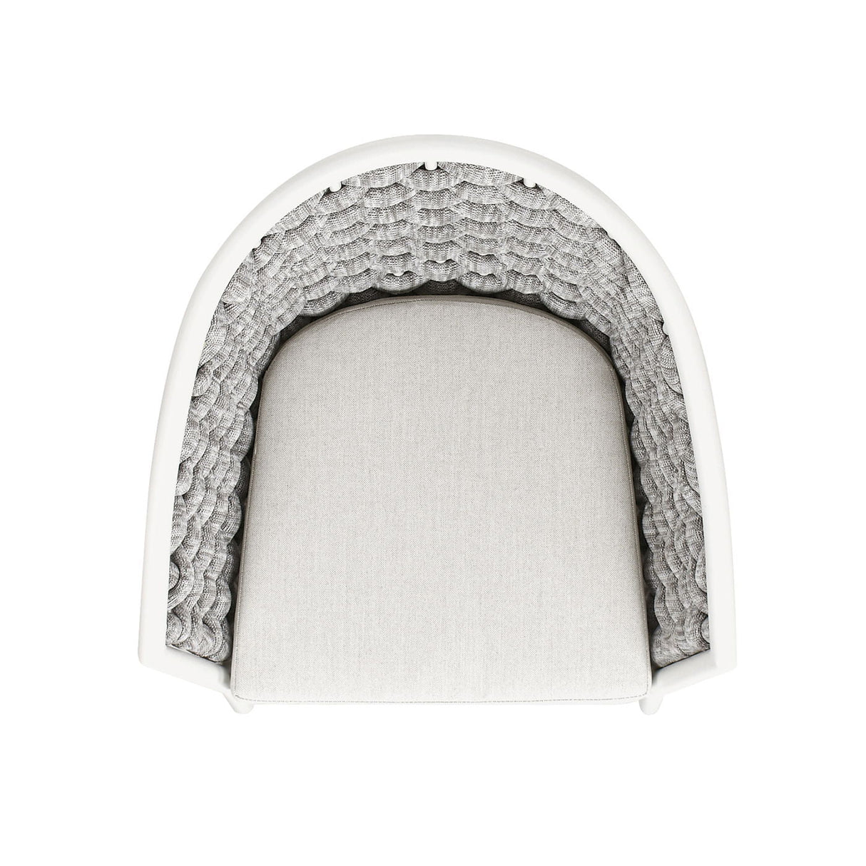 Rowan - Rope Barrel Back Patio Dining Chairs (Set of 2) - Optic White by Couch.com