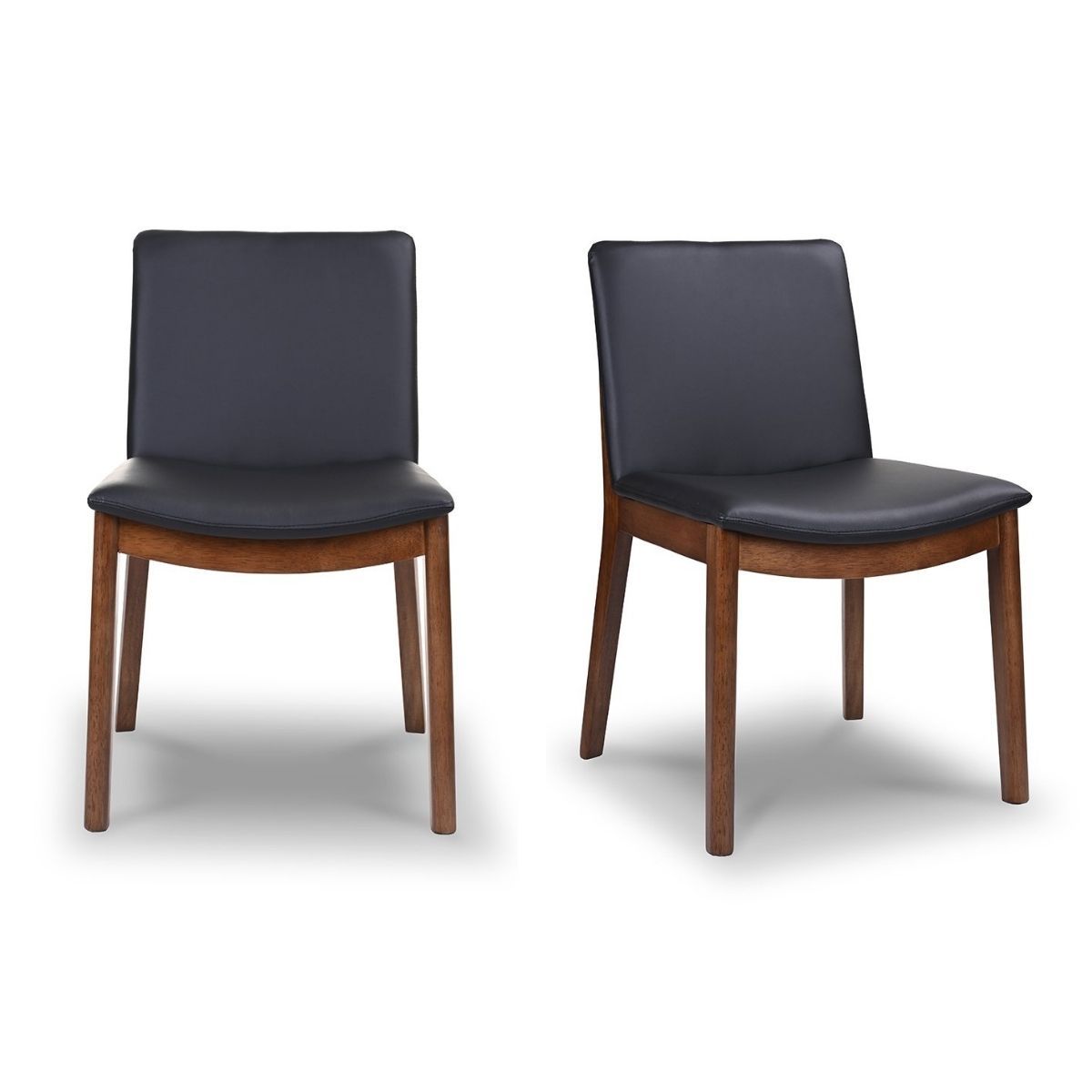 Laura - Mid-Century Modern Solid Wood Dining Chair (Set of 2) by Couch.com