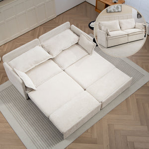 Pull Out Sofa Bed, Convertible Sleeper Sofa Couch, Side Storage, And USB / C - Type Charging Ports Chair