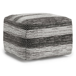 Clay - Square Pouf, Upholstered by Couch.com