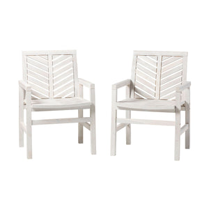 Modern 2 Piece Chevron Patio Chairs by Couch.com