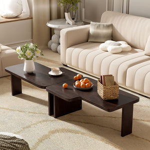 Modern Minimalist Coffee Table Set With Splicing Design by Couch.com