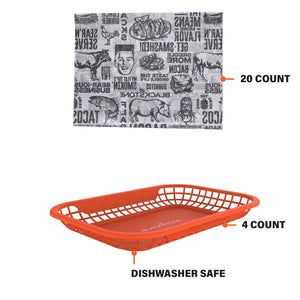 Blackstone Burger Baskets with Liners