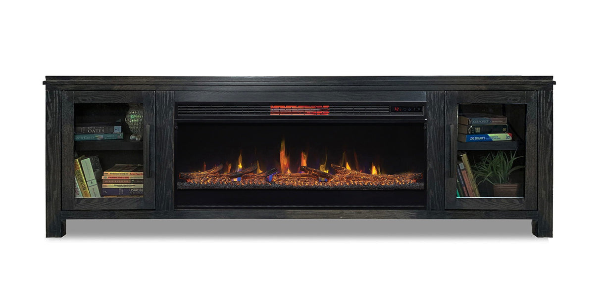 Tybee - Electric Fireplace TV Console For TVs Up To 95" - Clove by Couch.com