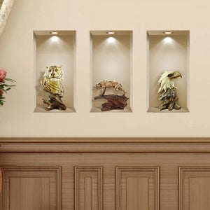 Set of Three Aba Faux Niche 3D Peel and Stick Wall Decals