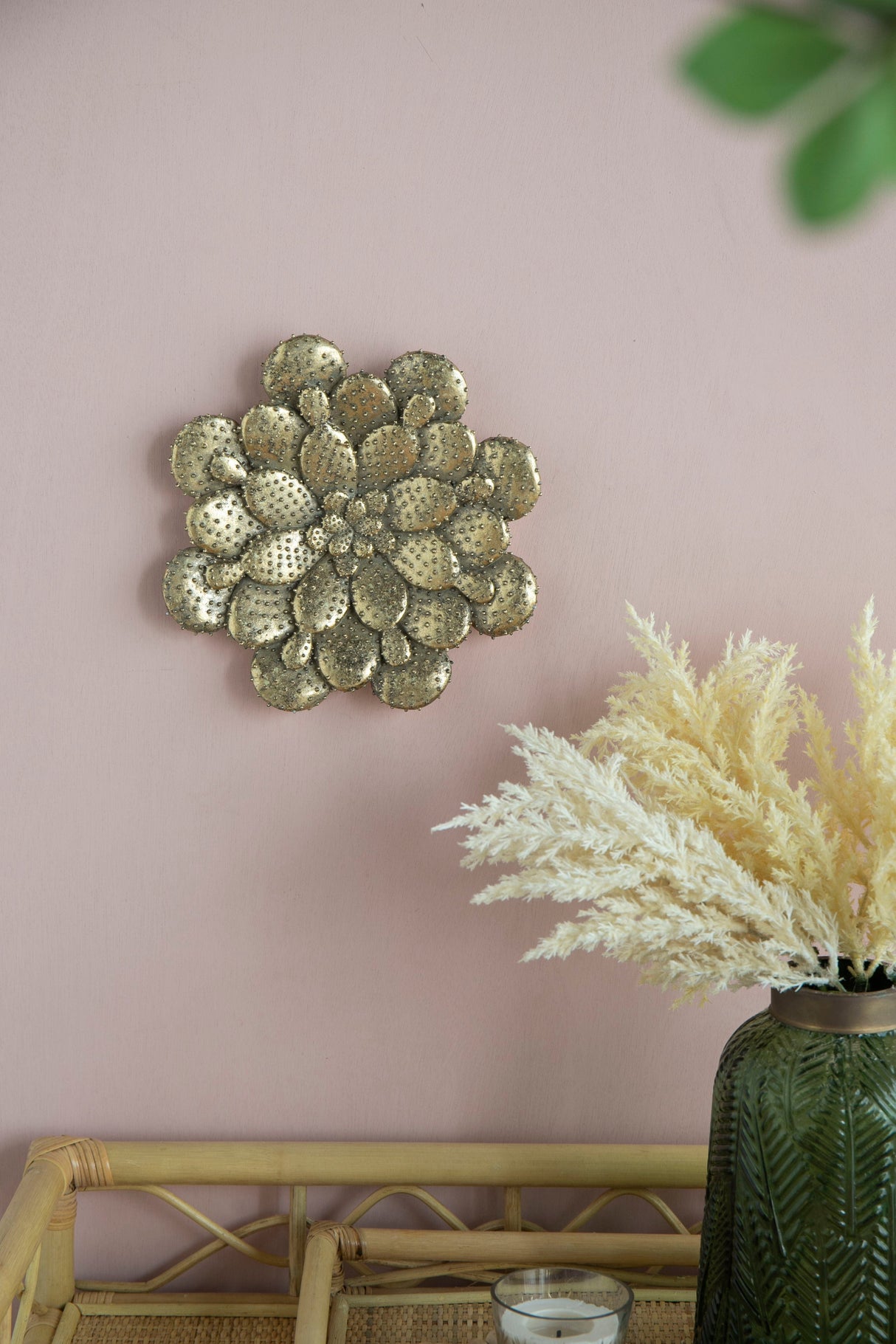 Resin Succulent Wall Plaque by Couch.com