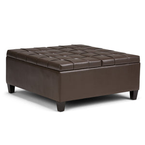 Harrison - Upholstered Coffee Table Storage Ottoman by Couch.com