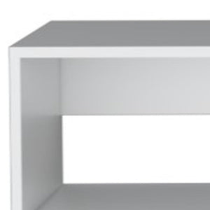 59" White Floating Mount TV Stand