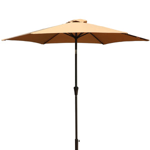 9' Pole Umbrella With Carry Bag - Taupe by Couch.com
