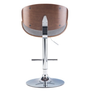 Marana - Multifunctional Handcrafted Bentwood Adjustable Swivel Bar Stool by Couch.com