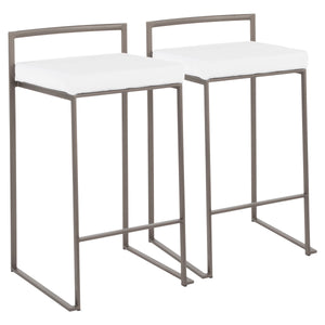 Fuji - Industrial Stackable Counter Stool Elegant Design by Couch.com