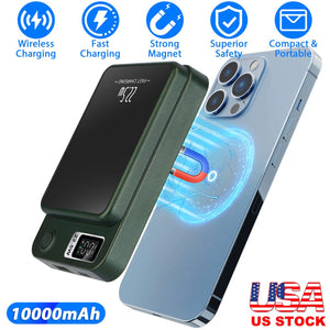 Magnetic Wireless Charger & Power Bank by DirectDeals