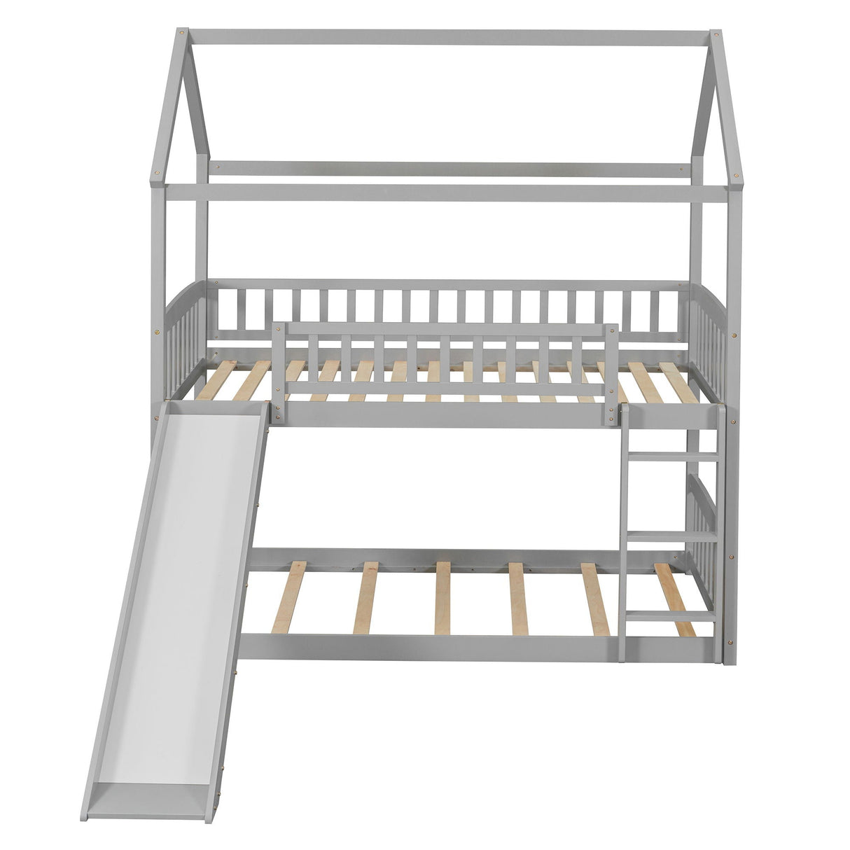 Bunk Bed With Slide, House Bed With Slide by Couch.com