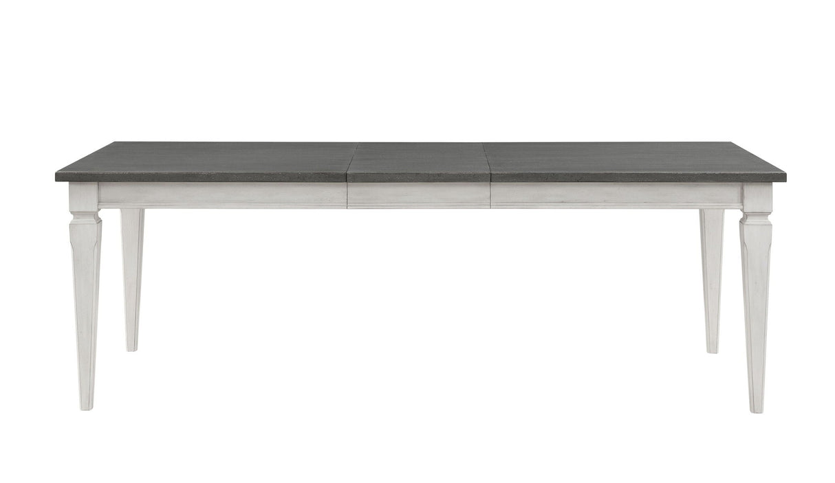 Katia - Dining Table With Leaf - Gray / White by Couch.com