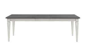 Katia - Dining Table With Leaf - Gray / White by Couch.com