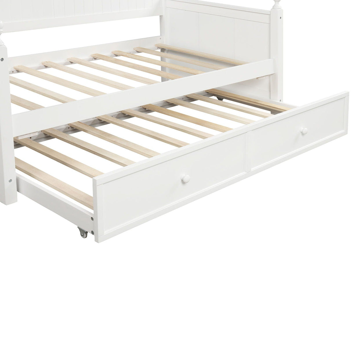 Twin Size Daybed & Twin Size Trundle - White by Couch.com