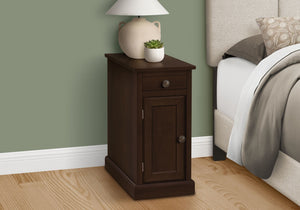 Accent End Table, Storage Drawer, Versatile Design - Espresso by Couch.com