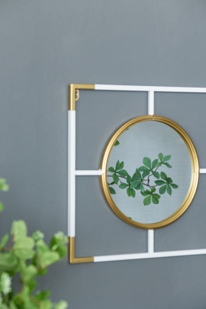 3 Mirror Piece Wall Mirror in Rectangular Frame