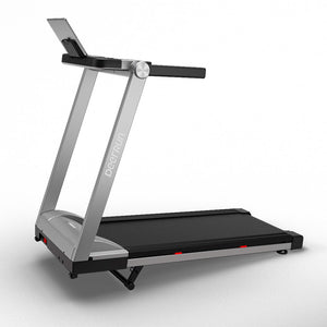 DeerRun A1 Pro Move+  6% Incline Foldable Treadmill——2025 Upgraded Chip & NFC Support | 350Lbs, 10mph Silver