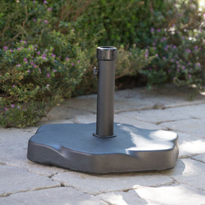 Umbrella Base With Hexagonal Shape - Black by Couch.com