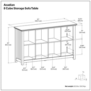Acadian - Handcrafted Cube Storage