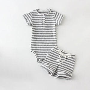 New Fashion Summer Round Neck Short Sleeves Blouse And Pants