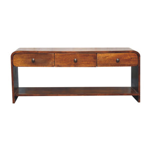 Aspen - Slim Media Unit - Dark Brown by Couch.com