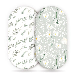 Baby Cradle Fitted Sheet Elastic Printing Baby Caring Table Changing Cover