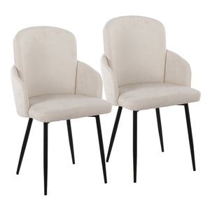 Dahlia - Contemporary Elegant Design Dining Chair (Set of 2) by Couch.com