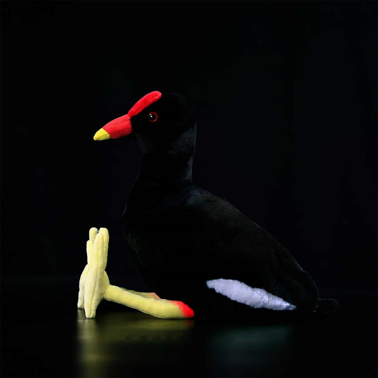 Black Water Chicken Plush Toy Red Bone Top