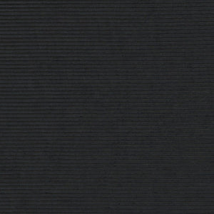 Black Ribbed Texture Velvet Upholstered King Bed Frame