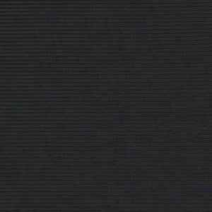 Black Ribbed Texture Velvet Upholstered Queen Bed Frame