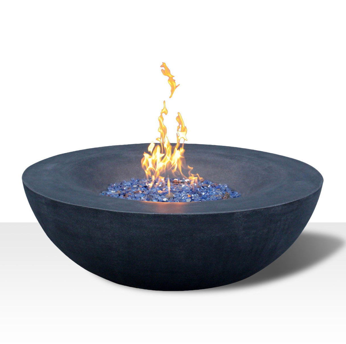 Outdoor Concrete Propane Gas Fire Pit Bowl by Couch.com