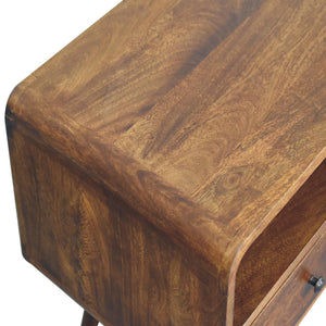 Trio Curved Media Unit - Antique Bronze by Couch.com