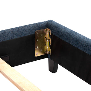 Squares Upholstered Platform Bed by Couch.com