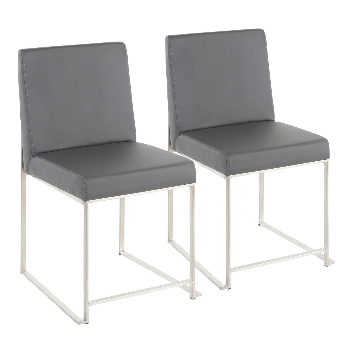 Fuji - Contemporary Modern Elegance High Back Dining Chair (Set of 2) by Couch.com