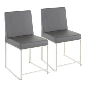 Fuji - Contemporary Modern Elegance High Back Dining Chair (Set of 2) by Couch.com