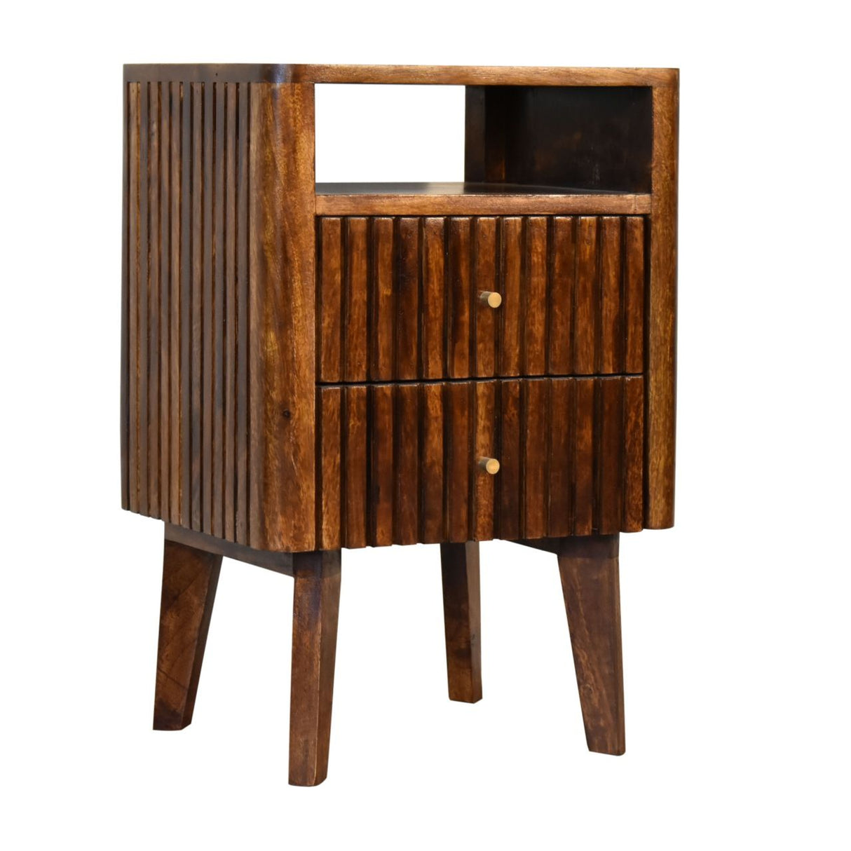 Reeve - Nightstand, 2 Drawers - Chestnut by Couch.com