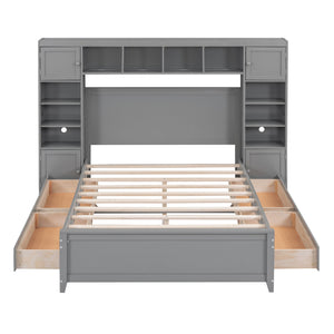 Bed With All In One Cabinet And Shelf by Couch.com